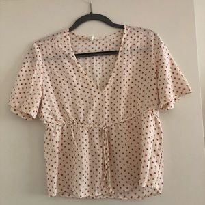 Treasure & Bond short sleeve blouse